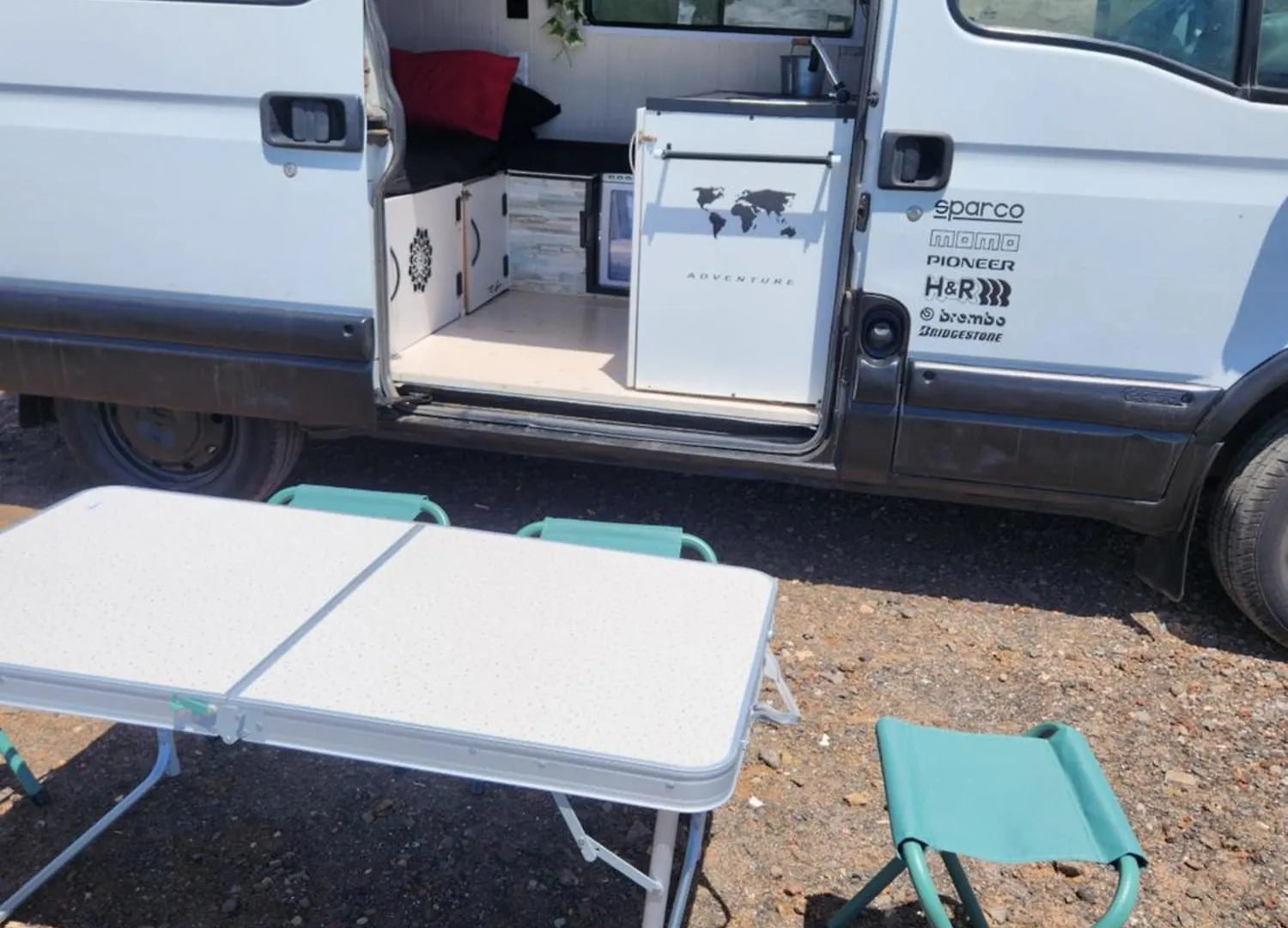 Kamp alanı Furgoneta Camper Otel Arrecife  İspanya
